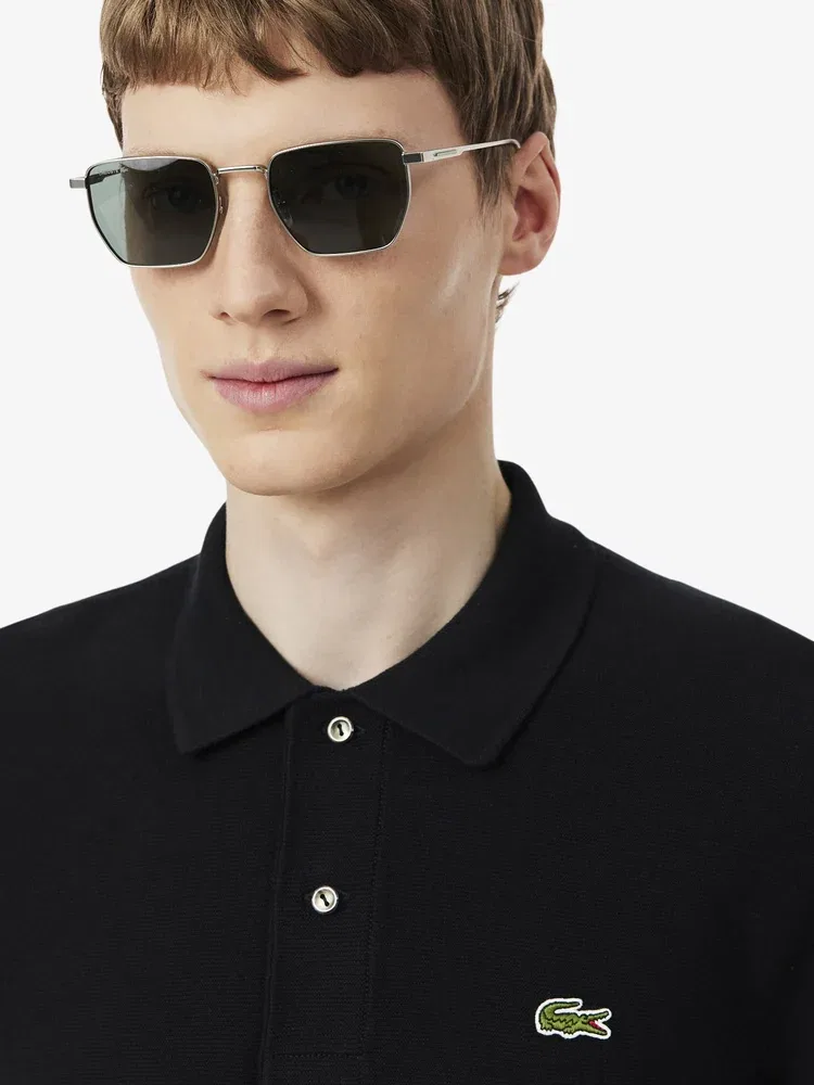 Футболка поло LACOSTE, Black — фото 2
