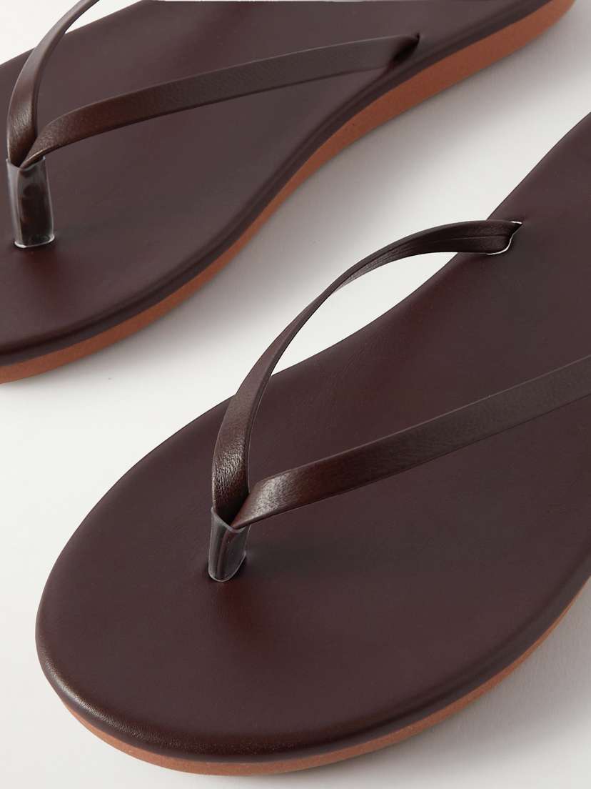 Кожаные шлепанцы Saionara Ancient Greek Sandals, коричневый — фото 4