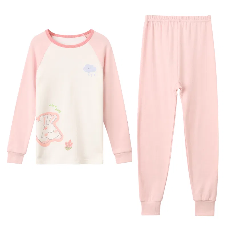 Детский комплект нижнего белья Red Bean, Light Cloud White + Ying Ying Pink