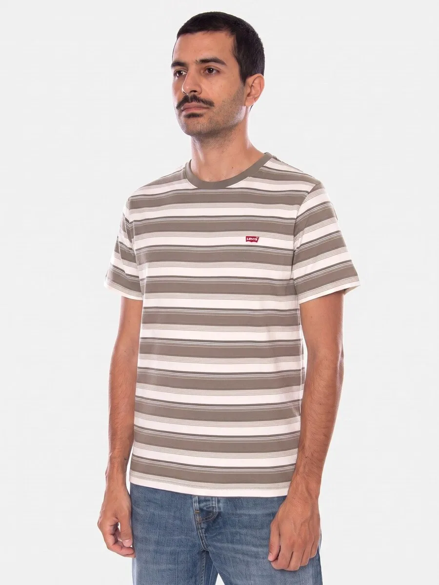 Футболка LEVI'S SS ORIGINAL HM TEE JEN STRIPE MAITAKE BR в смешанных цветах