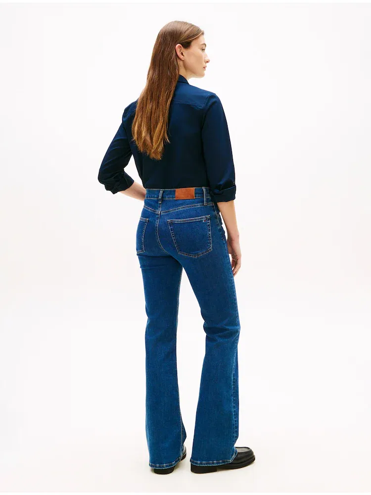 Джинсы клеш Mid Wash Flare TOMMY HILFIGER, Blue — фото 2