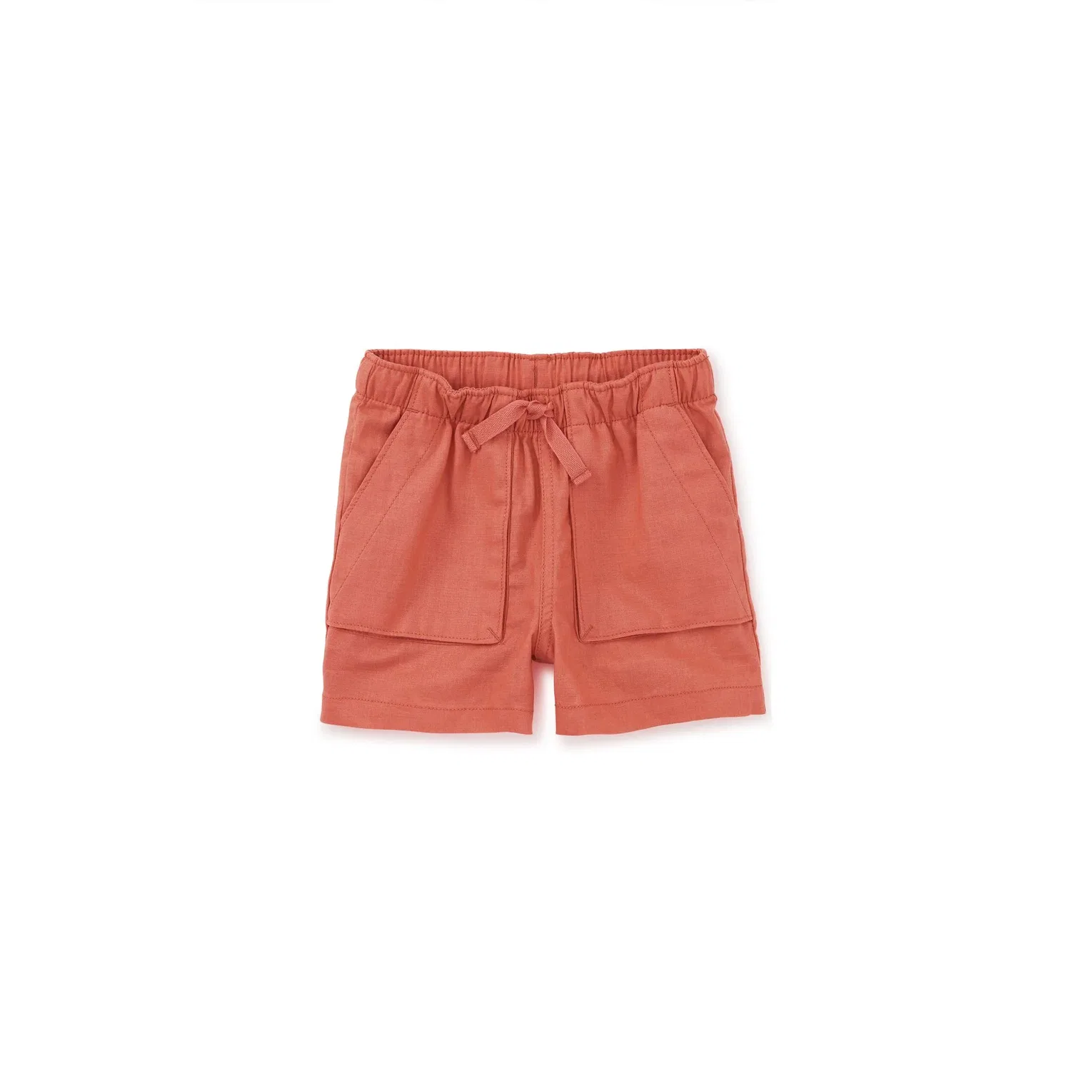 Детские шорты для девочек с принтом Woven Camp Shorts Tea Collection, Orange Buoy