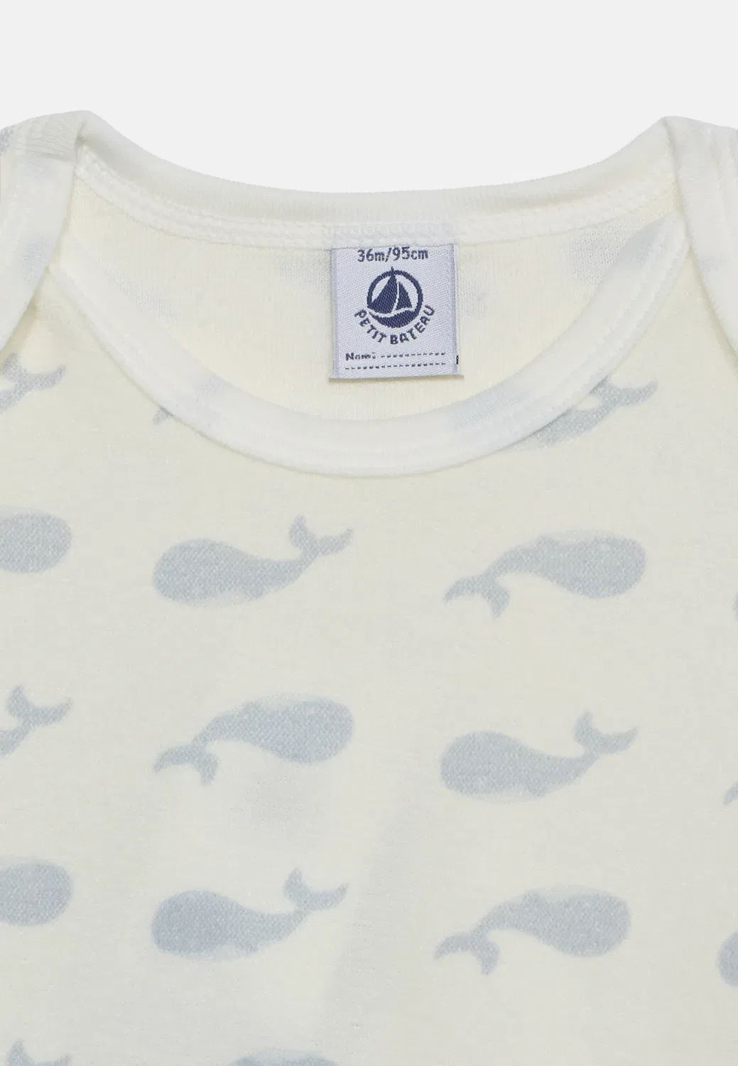 Bebe debout dors bien sans - костюм для сна Petit Bateau, Marshmallow/Polaire — фото 3