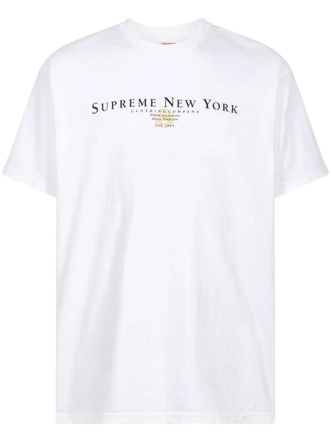 Футболка Tradition с округлым вырезом Supreme, белый