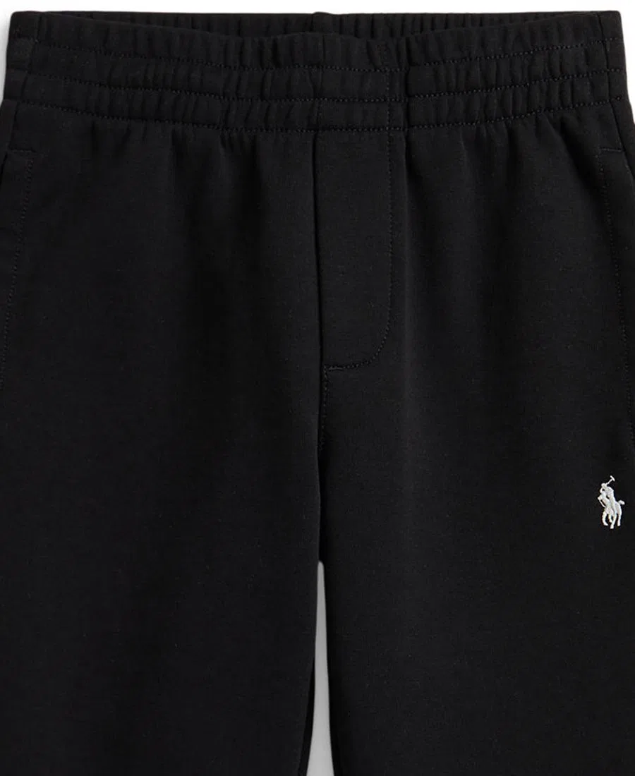 Детские спортивные брюки из двойного трикотажа Polo Ralph Lauren, Polo Black — фото 3