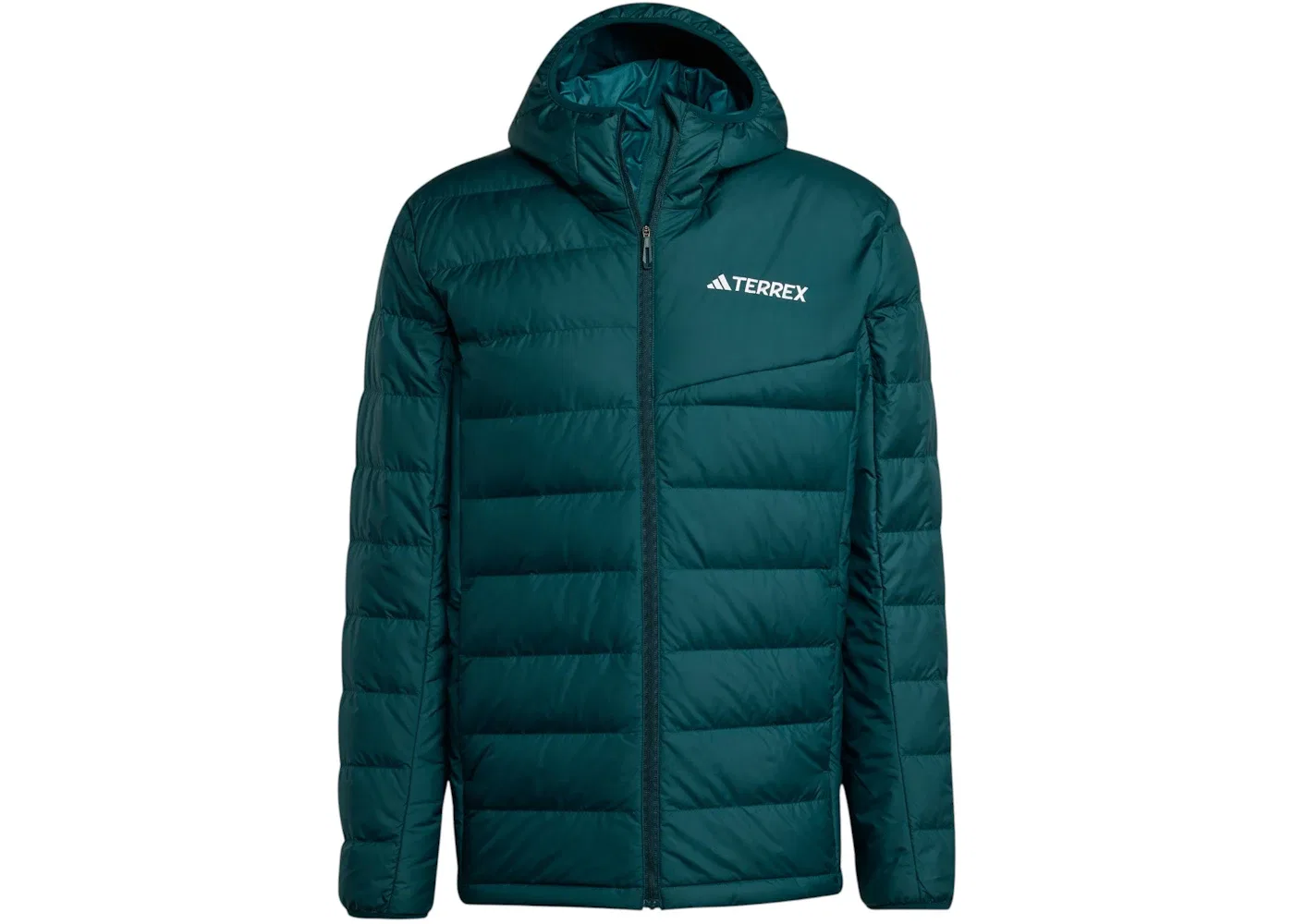 Мужская куртка с капюшоном на пуху Terrex Multi Light Down Climawarm Adidas, цвет Aurora Ivy