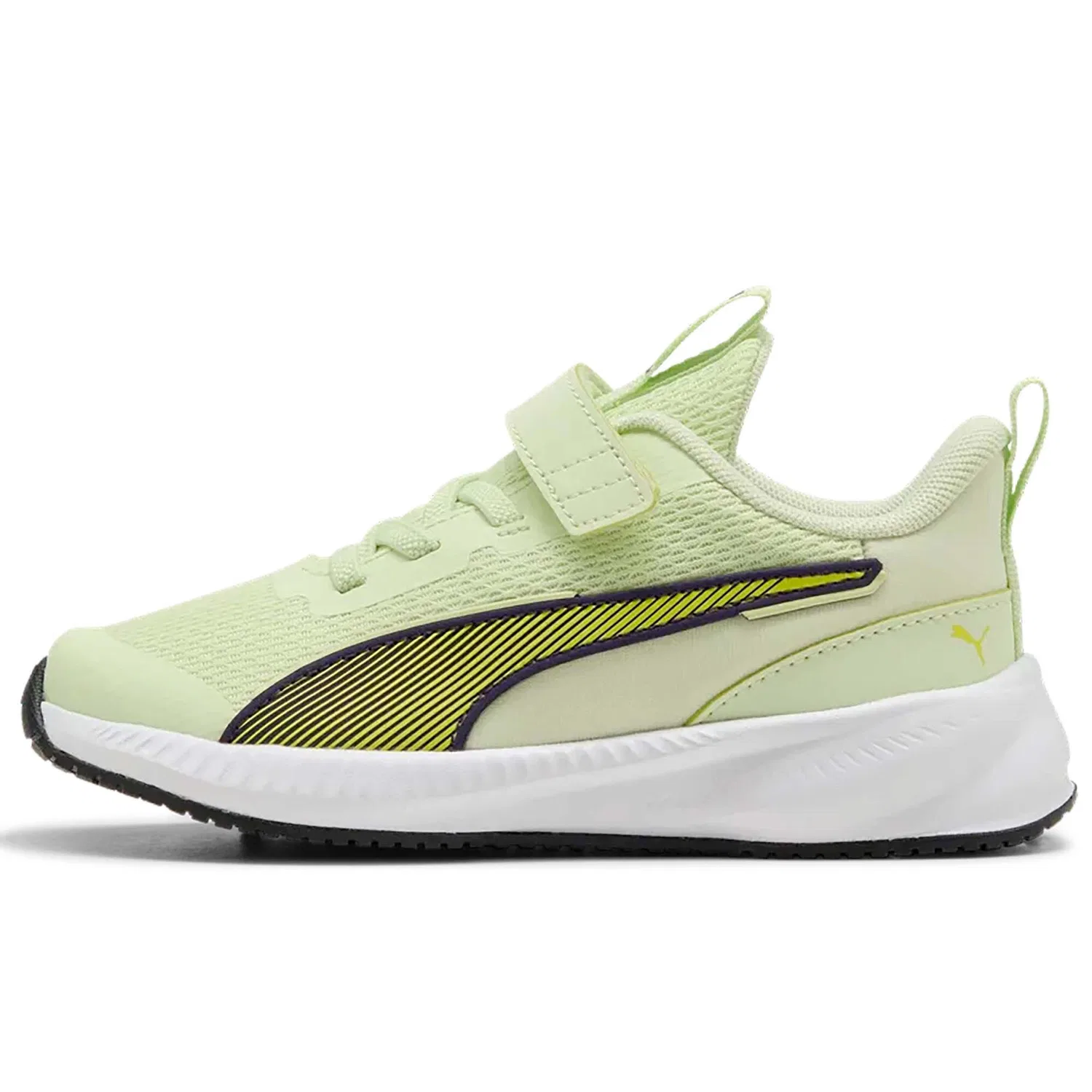 Детские кроссовки с контрастными панелями Flyer 3 Ac+ Ps Puma, Green
