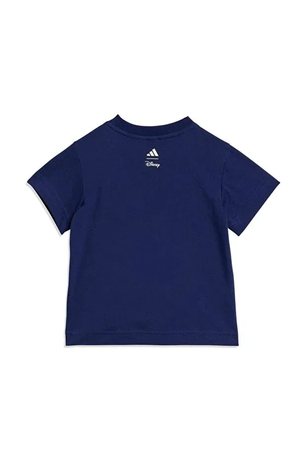 Детская футболка с принтом Adidas, Navy Blue — фото 4