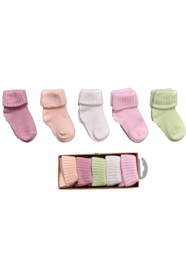 Детские носки для новорожденных хлопковые Basics Gmg Baby, Multicolor — фото 2