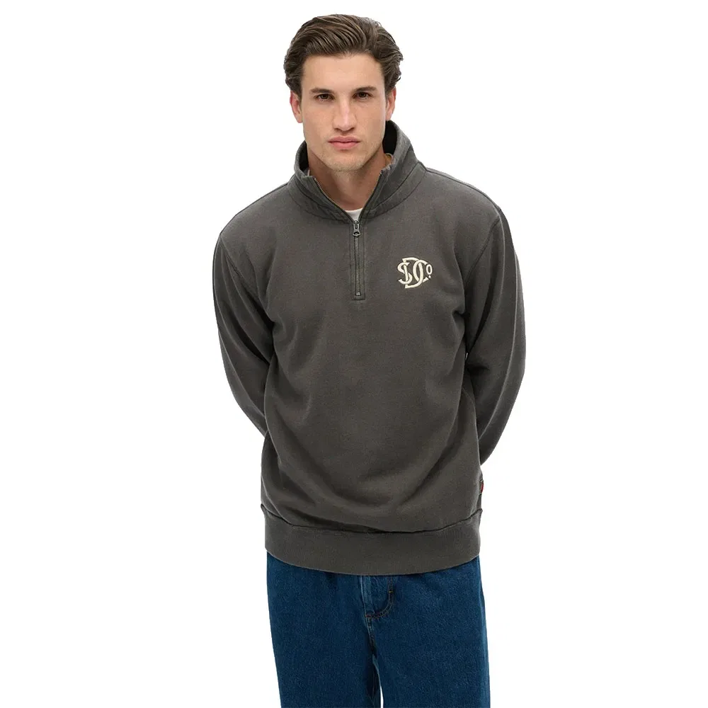 Свитер Athletic half zip Superdry, серый