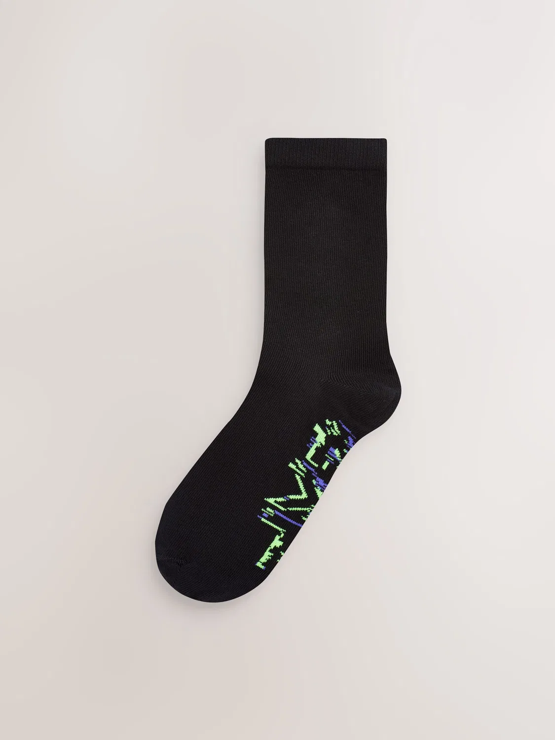 Носки 7 пар, хлопковые, Black Cotton Rich Socks 7 Pack Next, черный — фото 3
