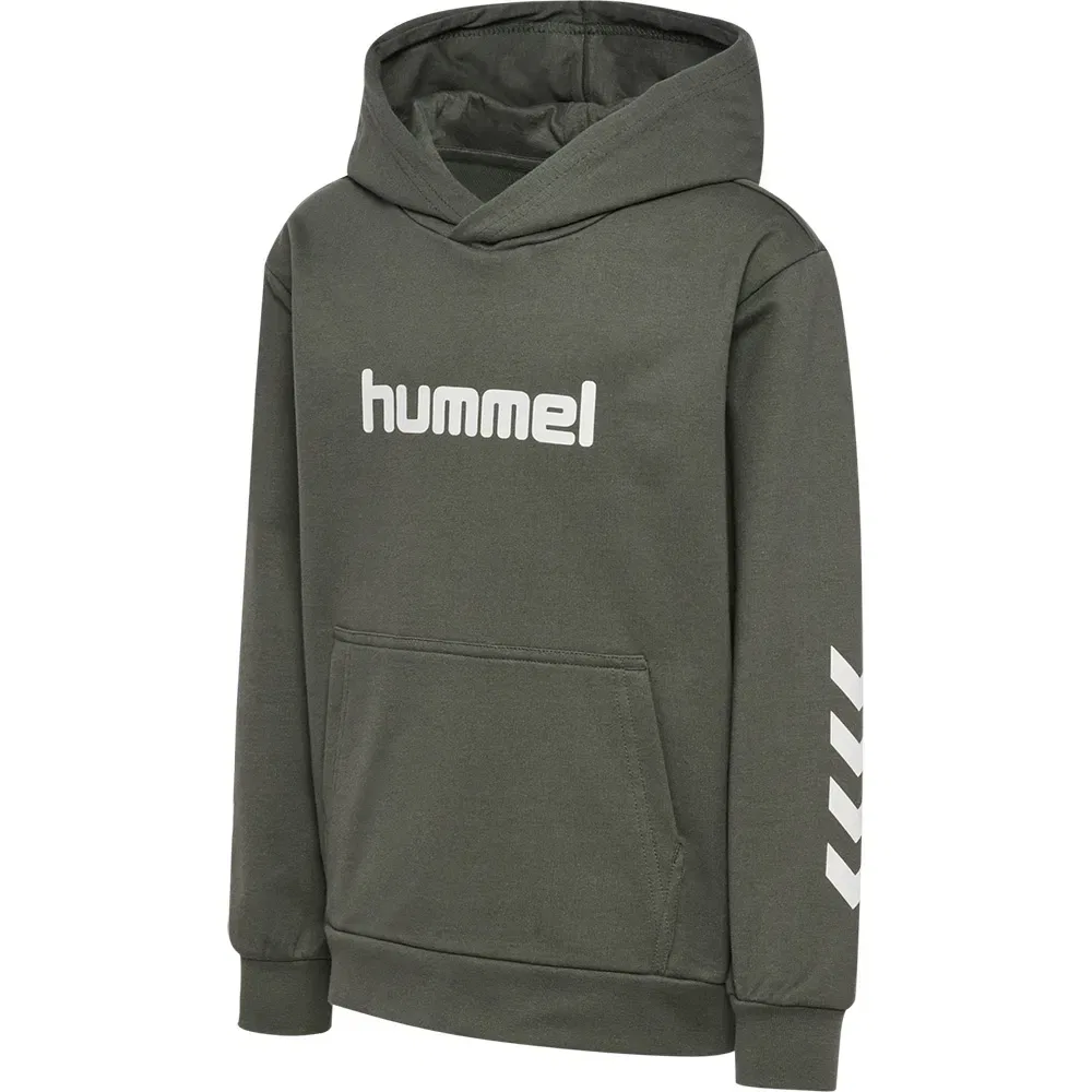 Худи Regular Logo Hummel, зеленый