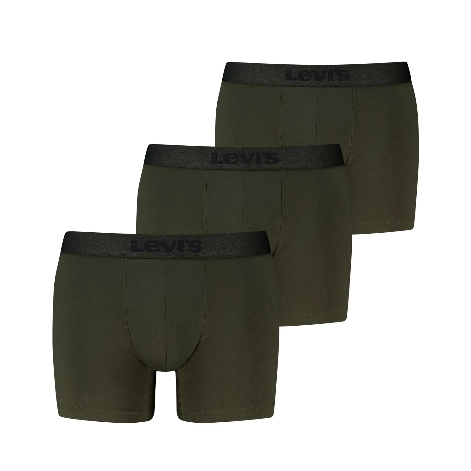 Мужские боксеры с мягкой хлопковой смесью Levi's, Khaki