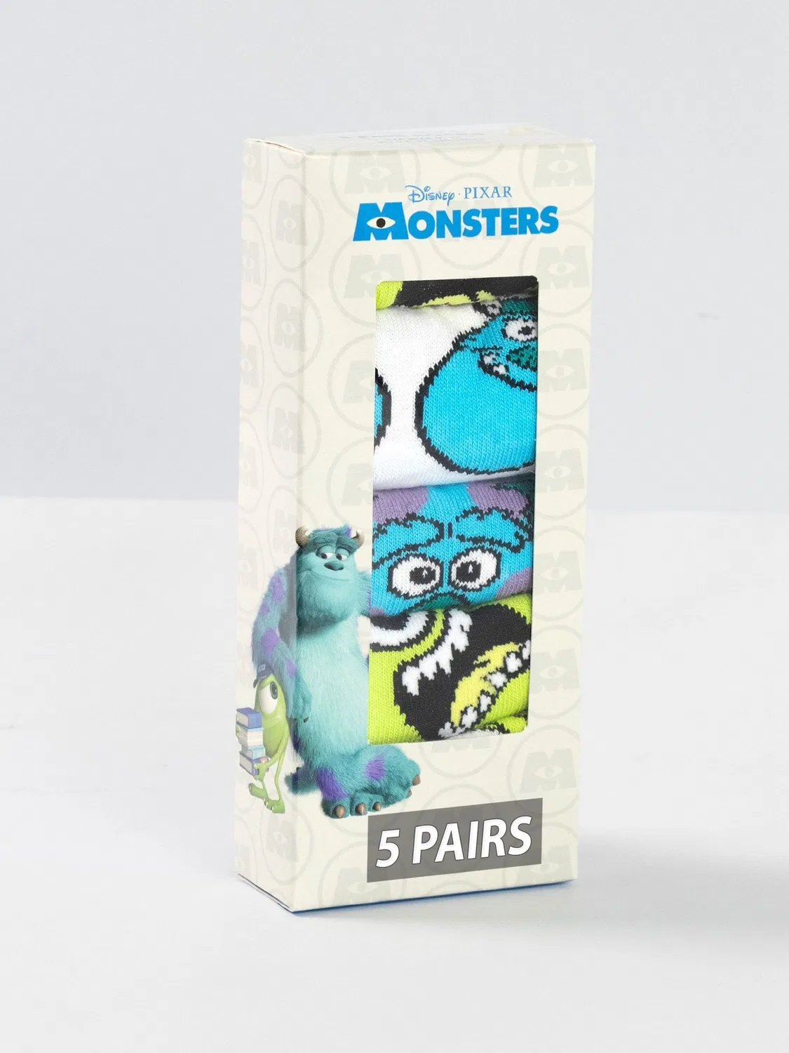 Носки детские Monsters Inc Mike & Sully Vanilla Underground, зеленый — фото 3