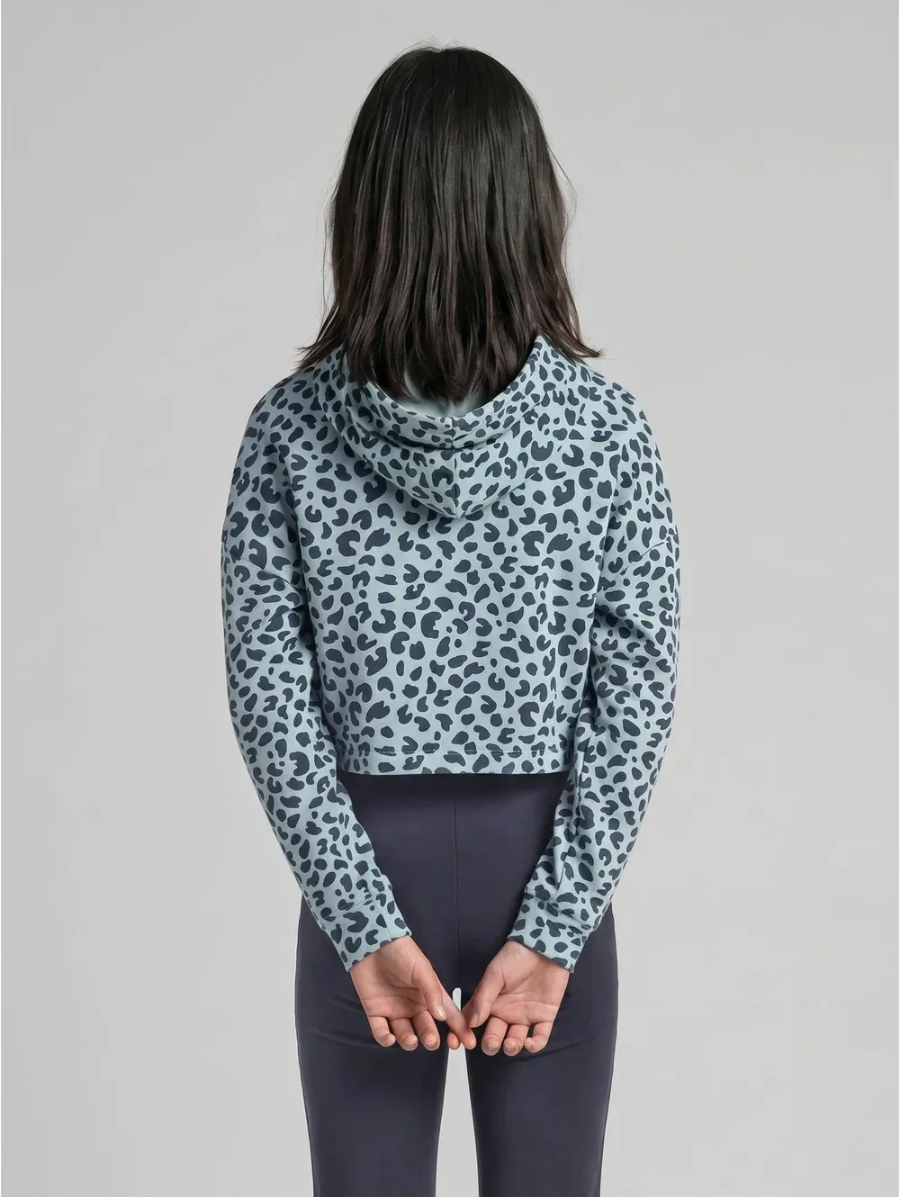 Укороченная толстовка с капюшоном от Strick & sweatshirts - худи Tom Tailor, Green Big Leo Design — фото 3