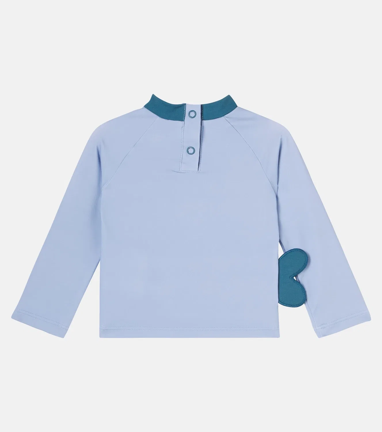 Детский топ-рашгард с принтом Stella Mccartney Kids, синий — фото 2