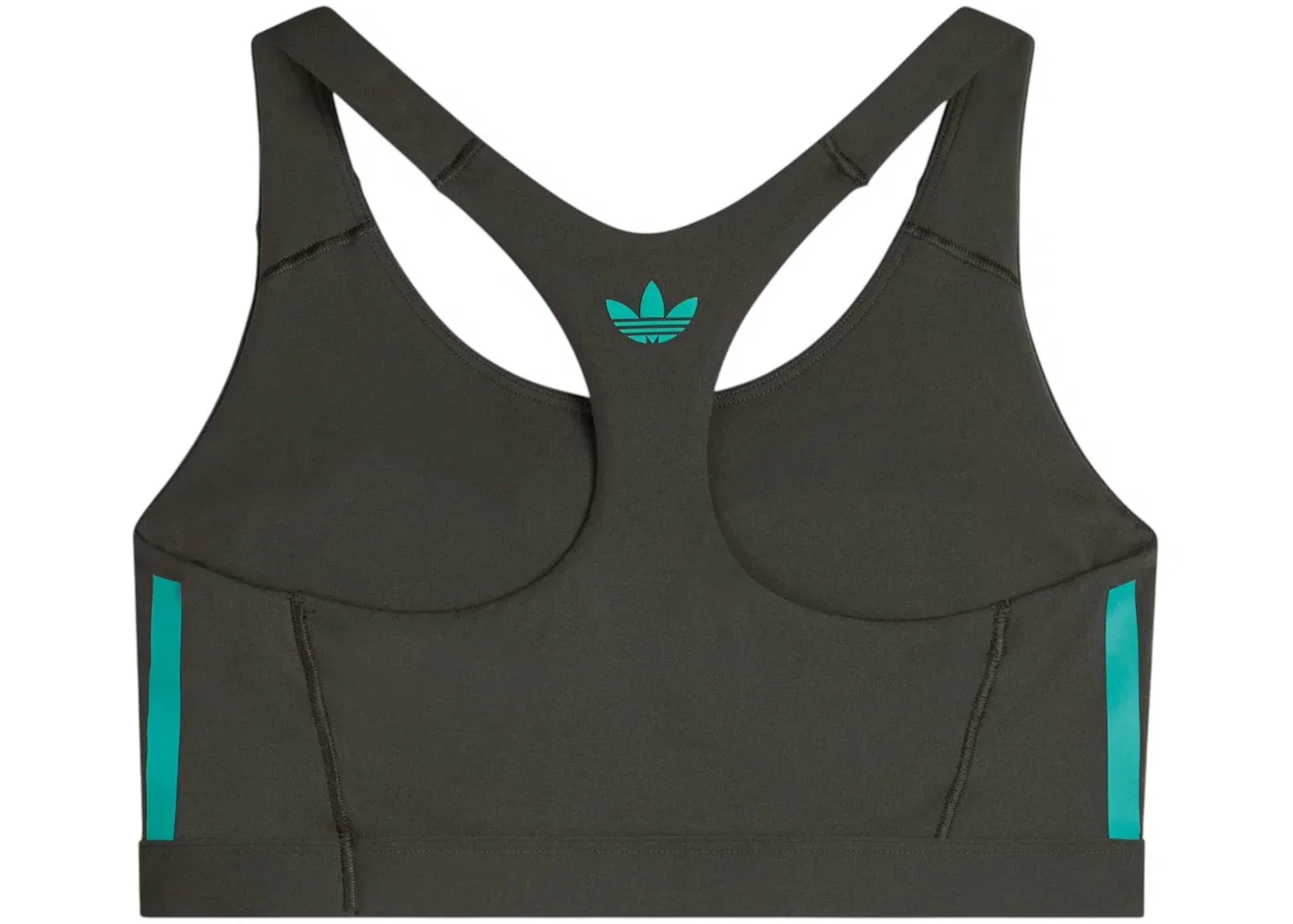 Женское бралетт спортивное Adidas Bralette, Carbon — фото 2