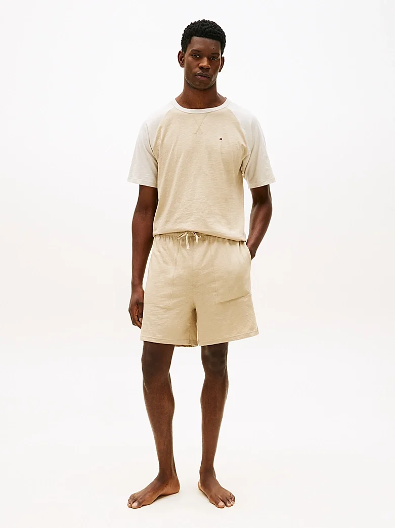 Шорты Tommy Hilfiger Essential Textured Jersey Pyjama, сандаловое дерево — фото 2