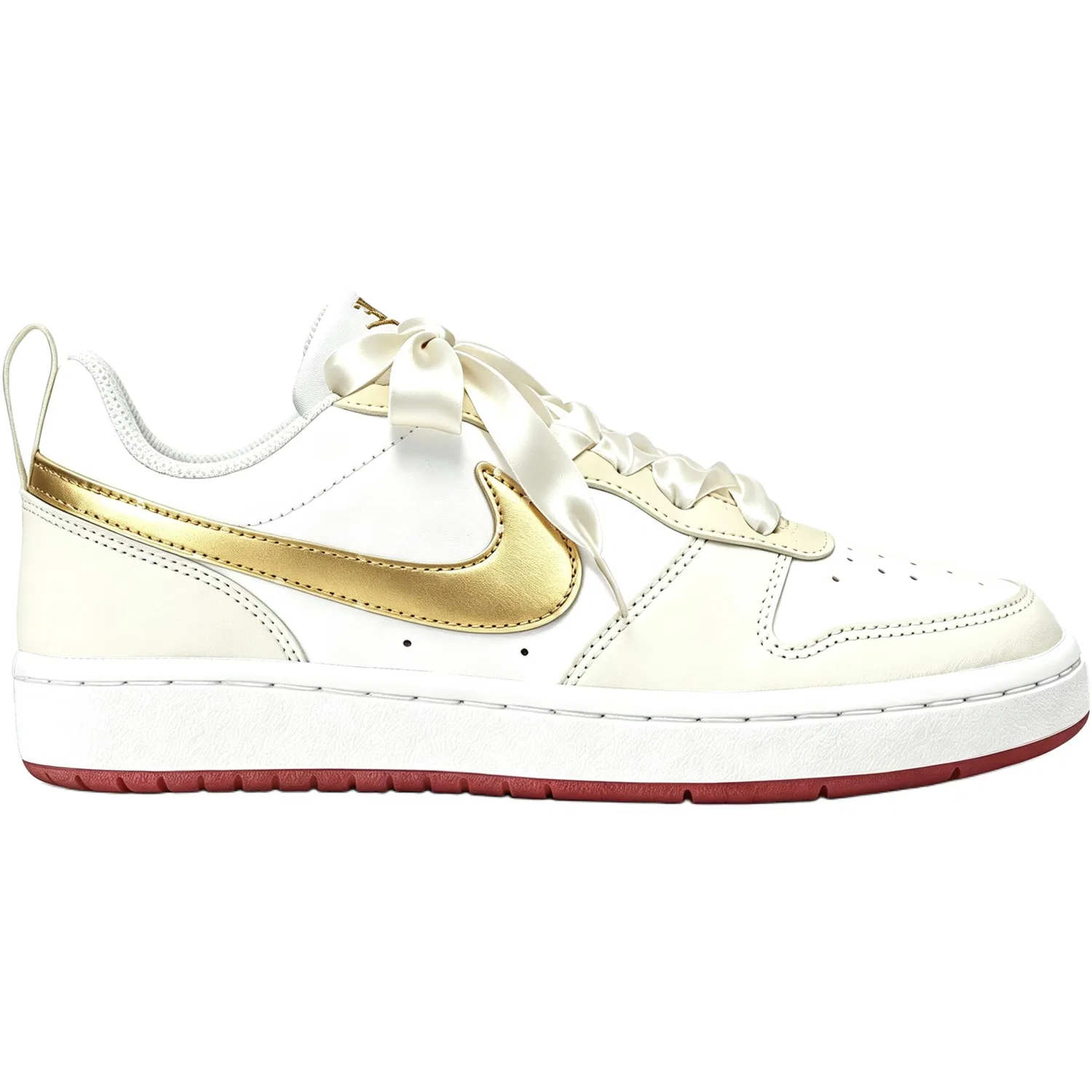 Детские кроссовки для скейтбординга Court Borough 2 Nike, Gold — фото 4