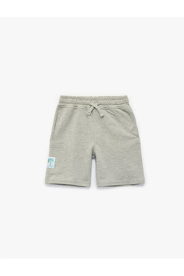 Детские шорты для мальчиков хлопковые cargo Koton, Gray — фото 3