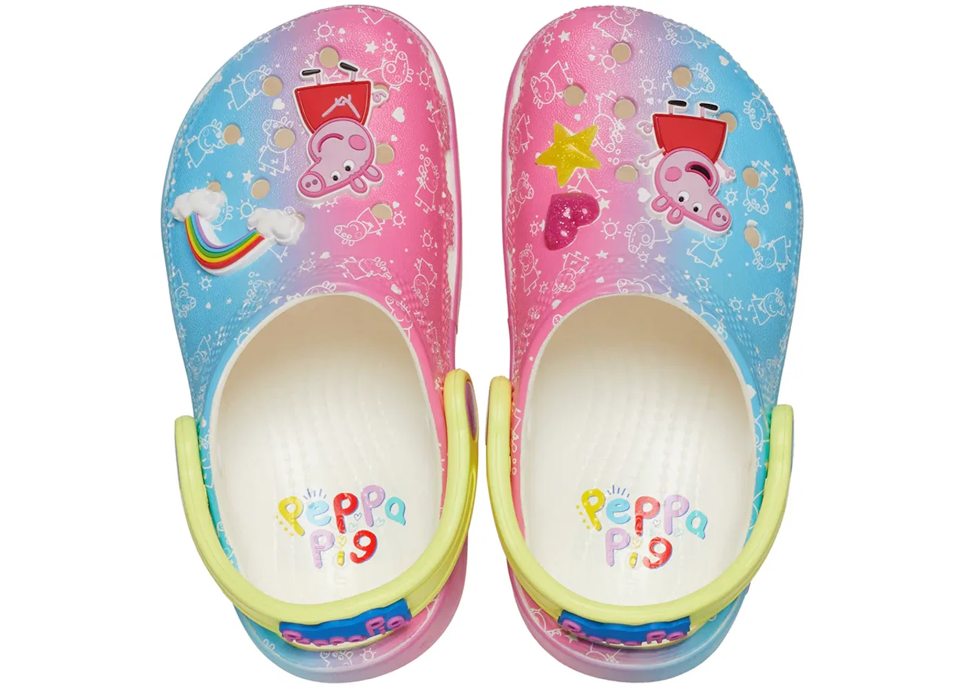 Детские клоги Crocs Classic Clog Peppa Pig, Multi — фото 2