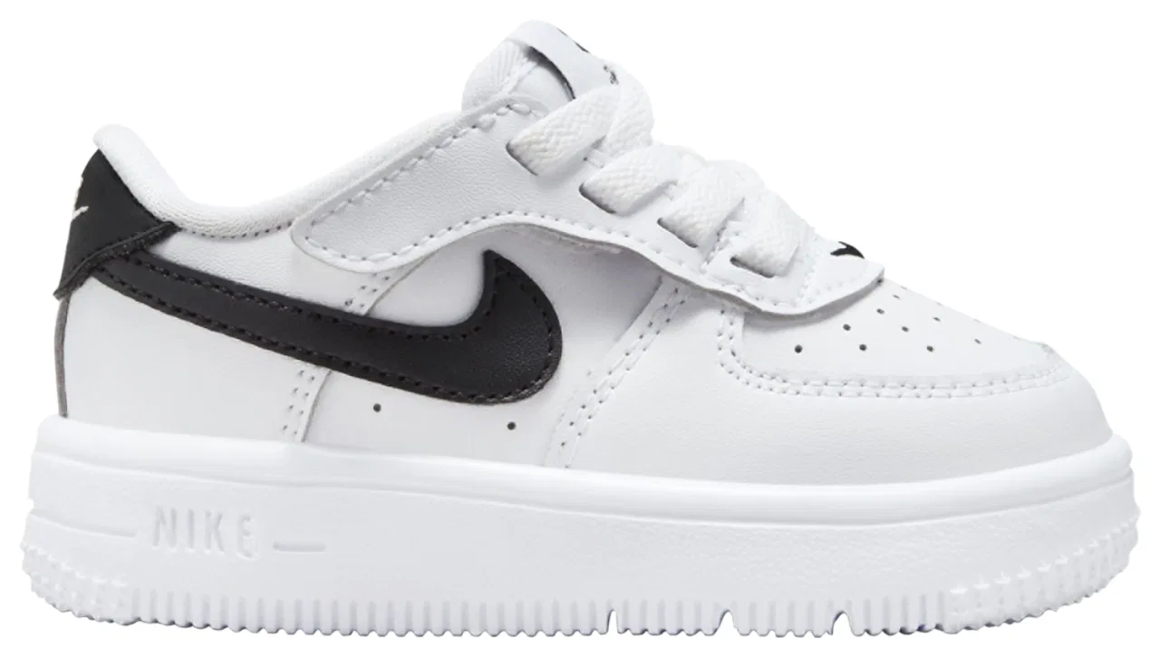Кроссовки для мальчиков Air Force 1 Low EasyOn Nike, белый/черный — фото 2