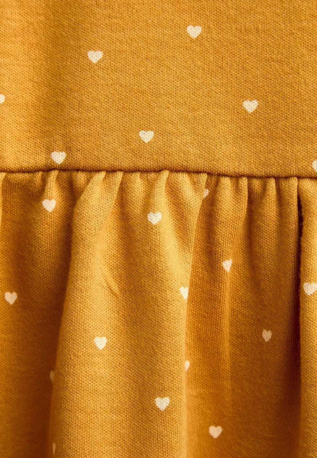 Платье из трикотажа - платье из трикотажа Jojo Maman Bébé, Mustard Yellow Spot — фото 4