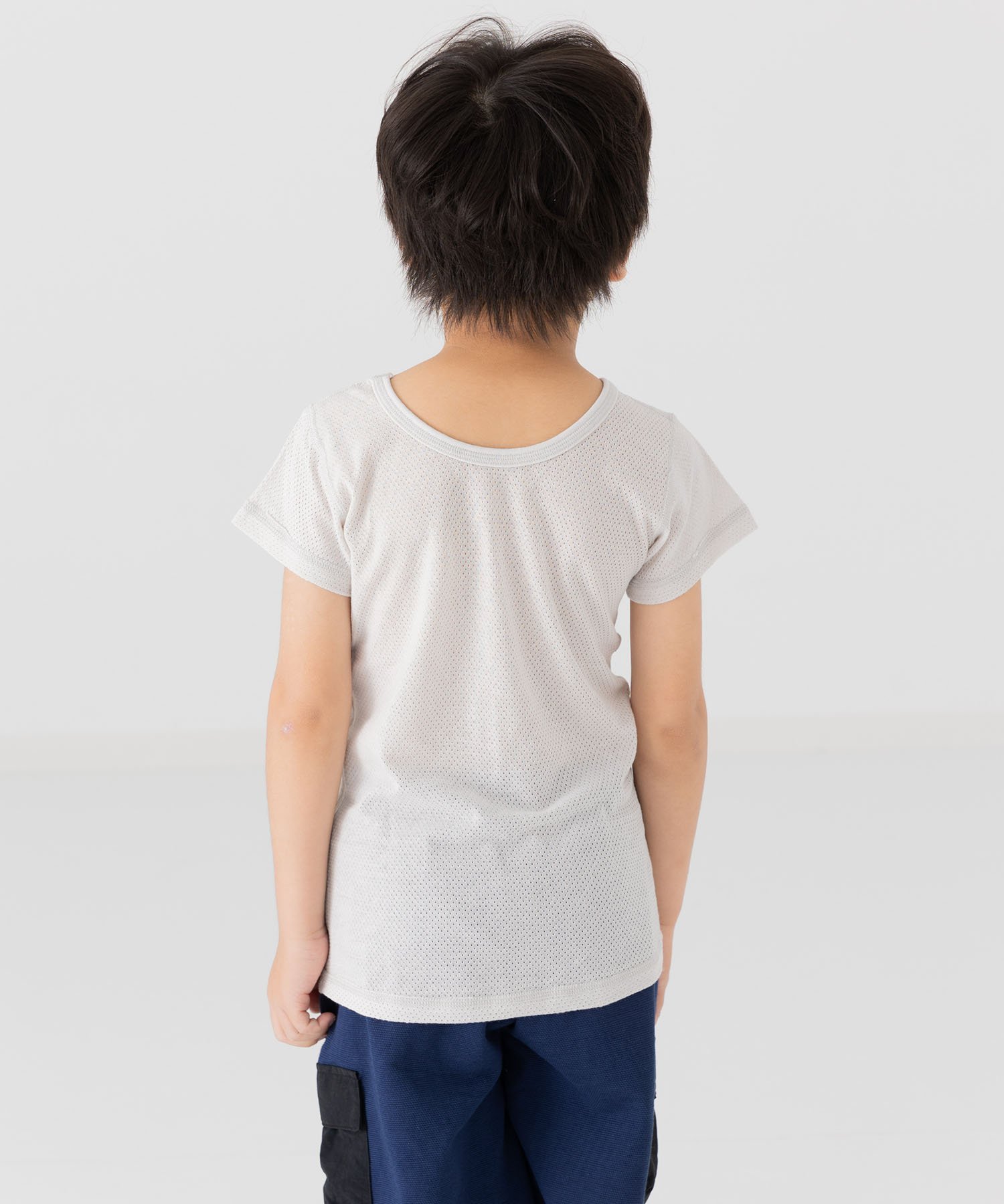 Все спереди и на животе (сетчатое белье 2P) Chil2, Short-sleeved shirt/gray — фото 4