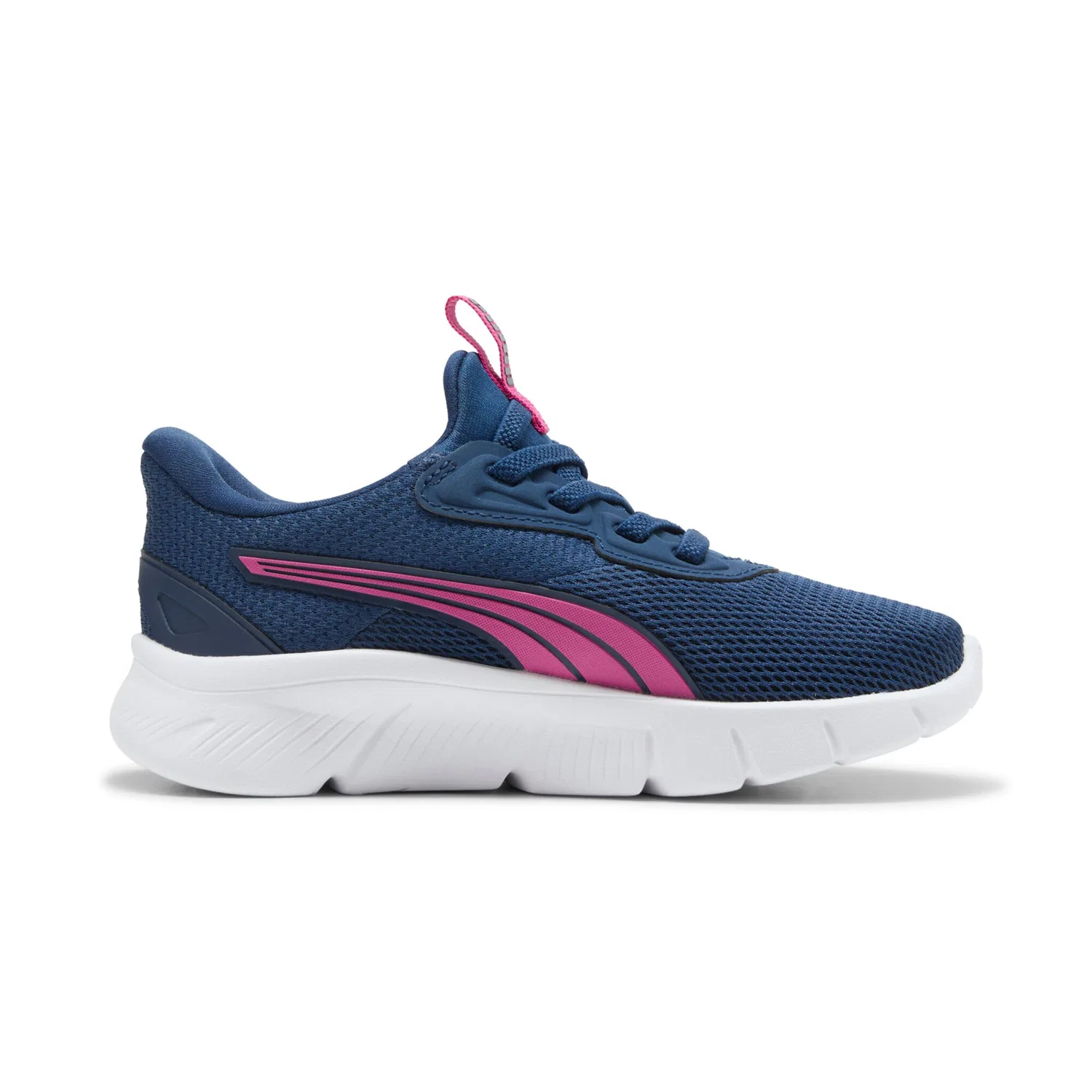 Детские спортивные кроссовки-слипоны с технологией SLIPTECH PUMA, Persian Blue/Pink Opal/White — фото 3