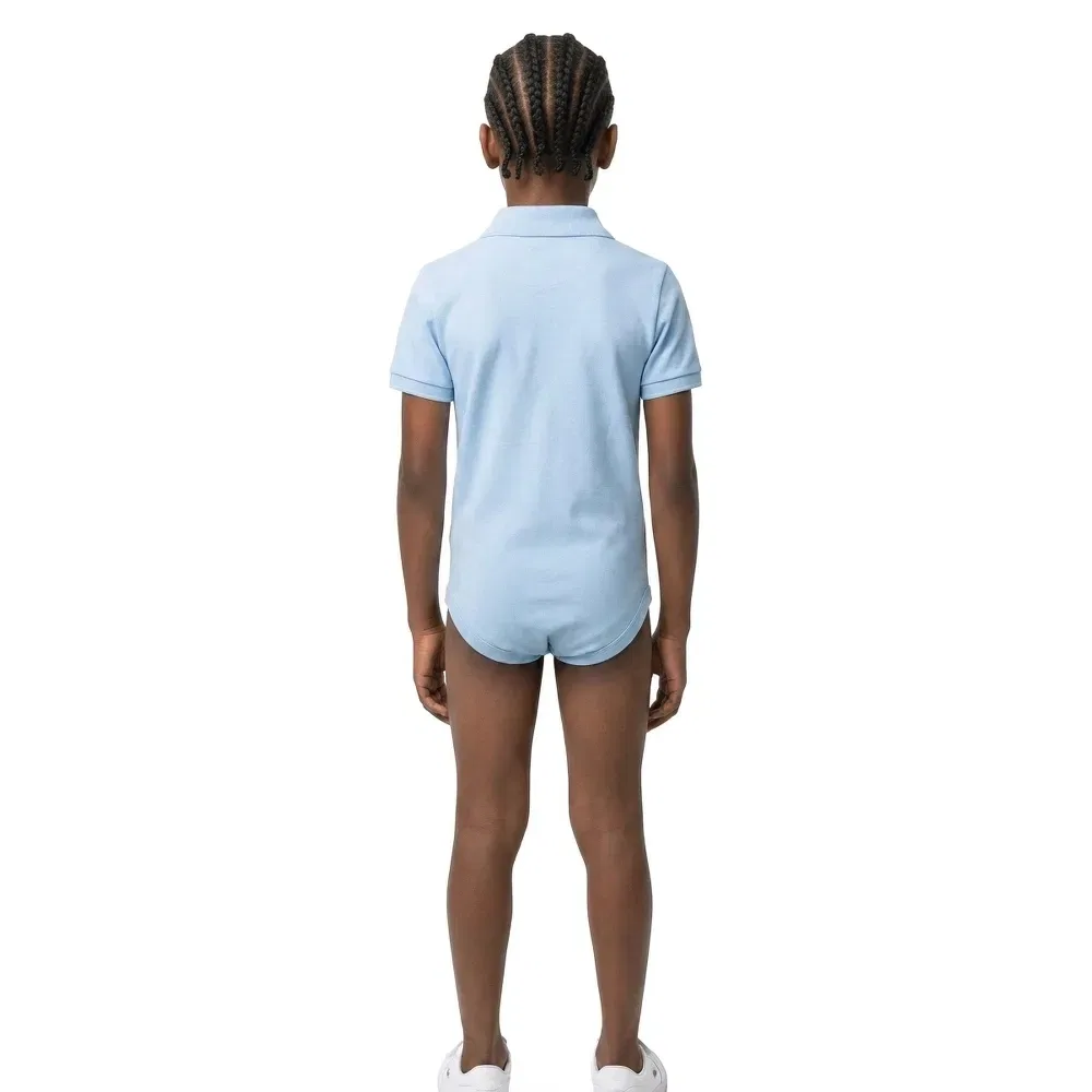 Боди с коротким рукавом 547118 Lacoste Kids, синий — фото 4