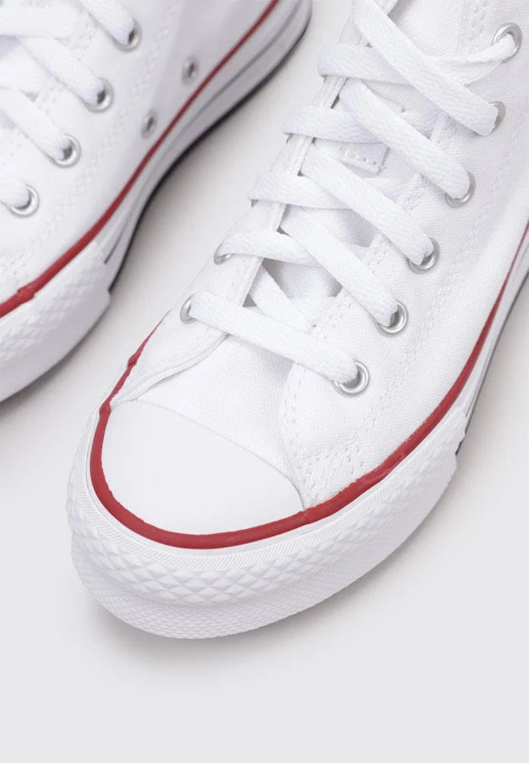 Детские кеды для девочек Converse Chuck Taylor all Star Eva Lift Canvas Platform Sneaker, White Garnet Navy — фото 4