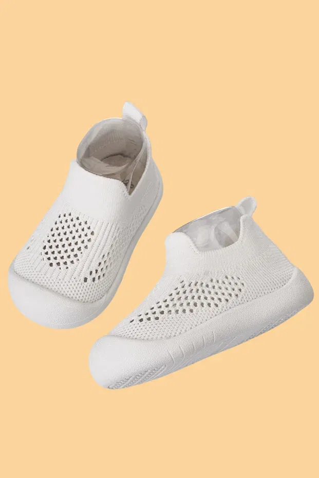 Детские ортопедические туфли с мягкой подошвой Mumenim, White