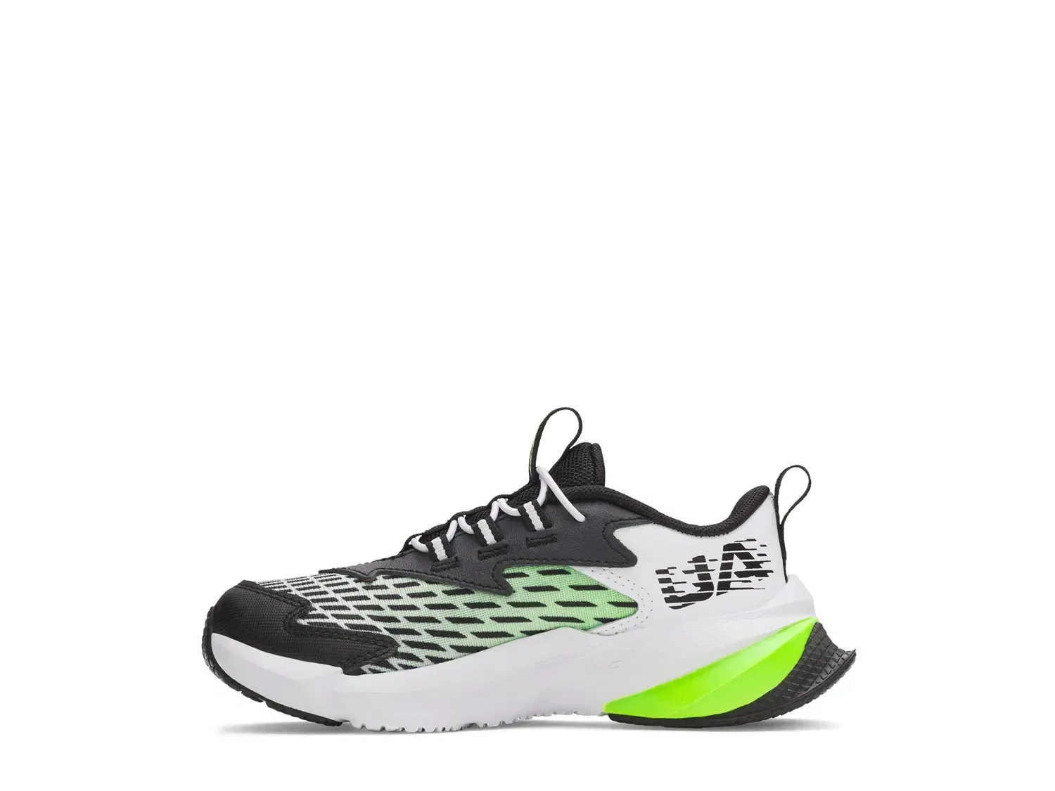 Кроссовки slip-on Scramjet 7, Under Armour, белый/черный/зеленый — фото 2