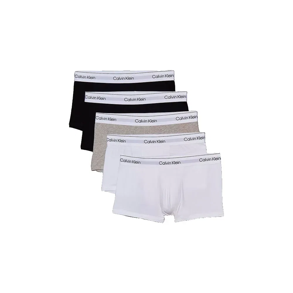 Комплект боксеров Calvin Klein Icon Cotton Stretch, 5 предметов, мультиколор