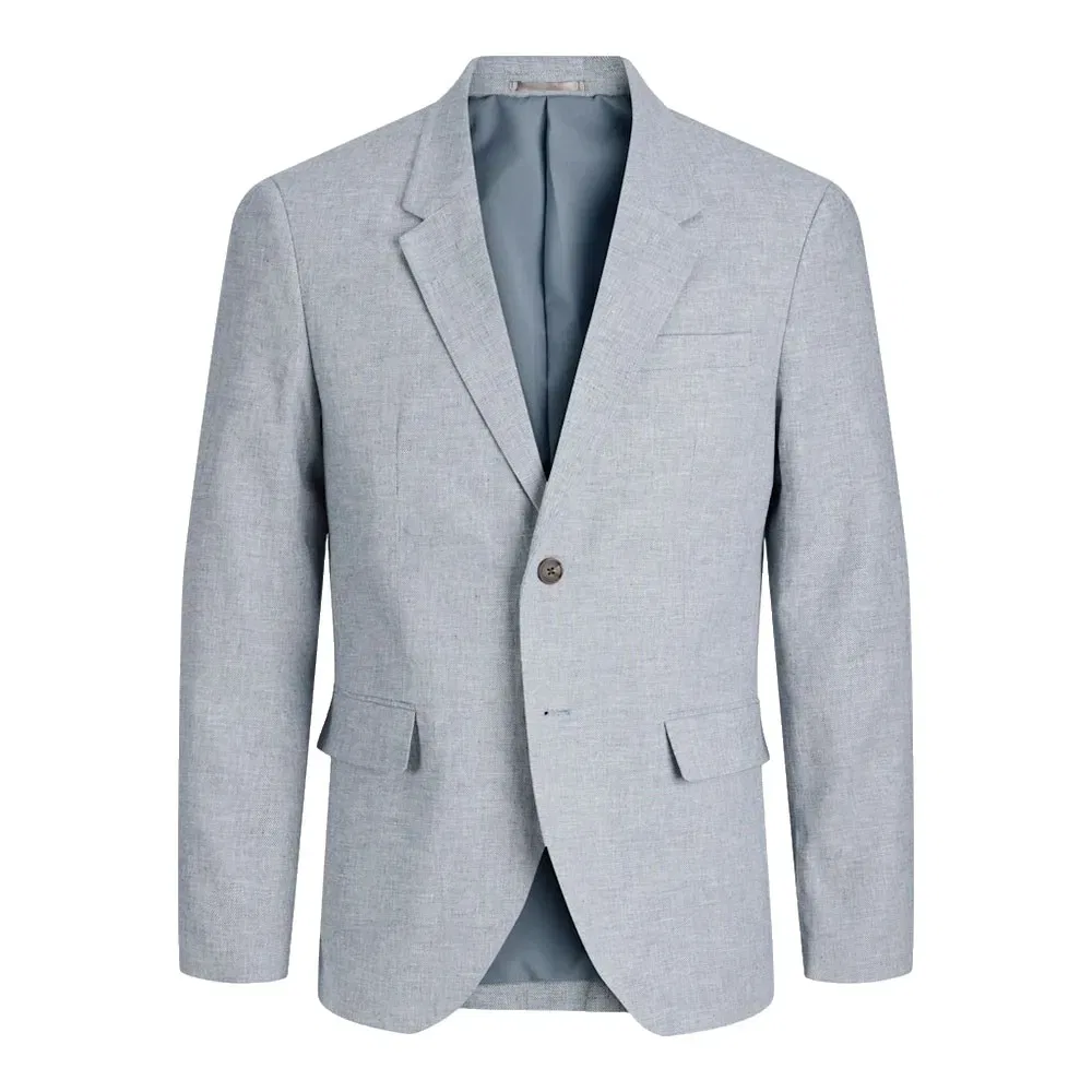 Блейзер льняной Martin Summer Linen Blend Jack & Jones, серый