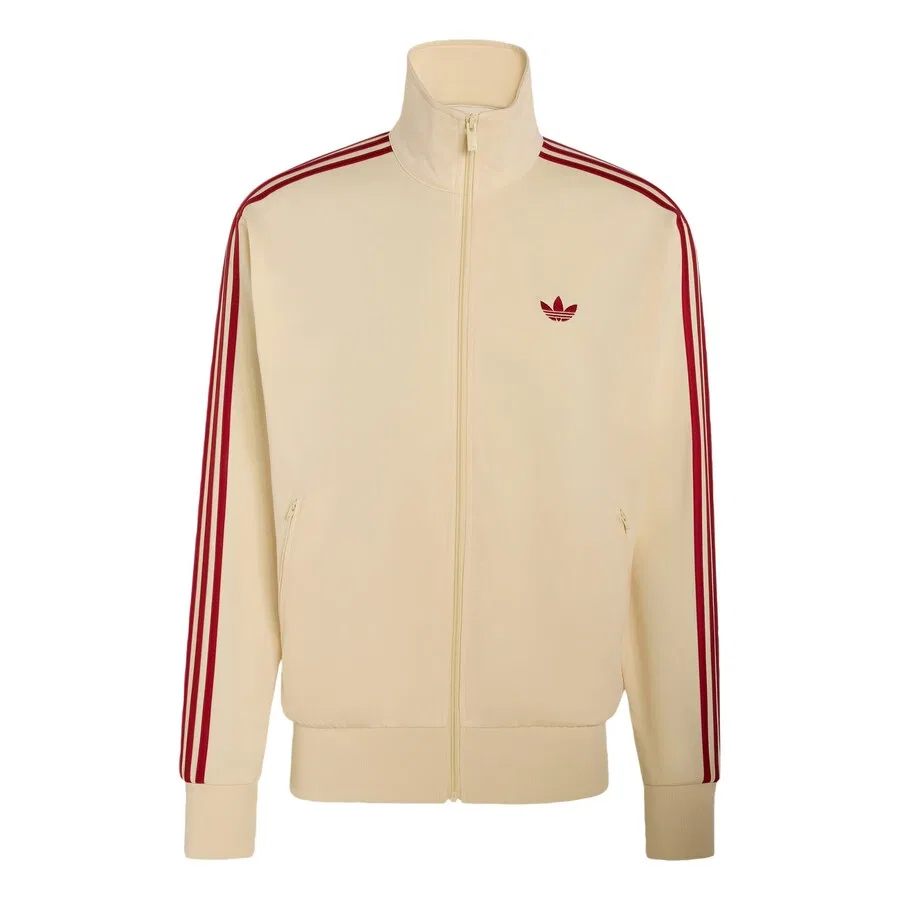 Толстовка на молнии ADIDAS ORIGINALS 'Firebird' цвета замши