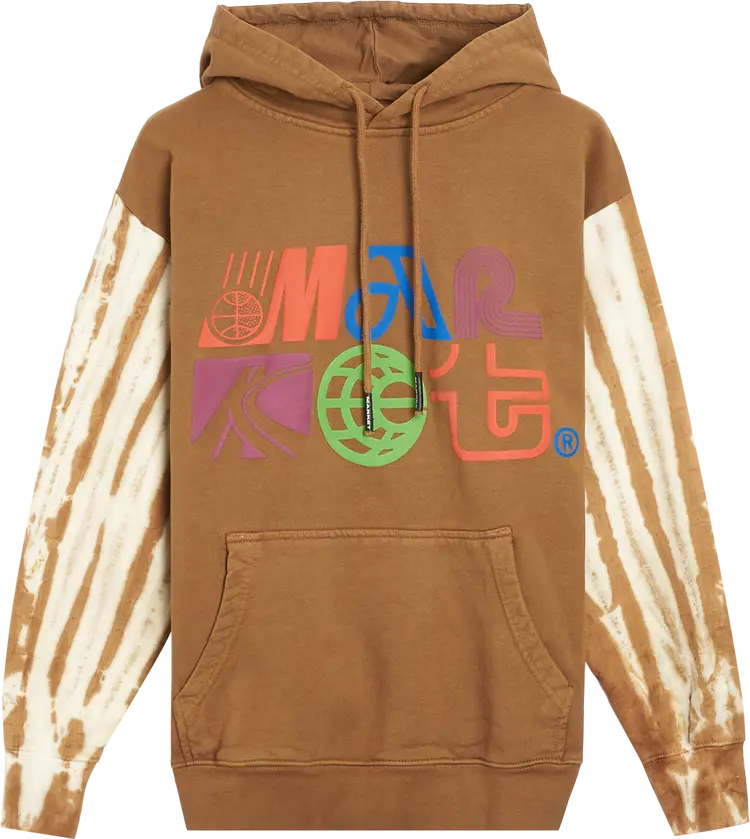 

Худи Market Air Transit Puff Tie Dye Hoodie 'Brown Tie Dye', разноцветный