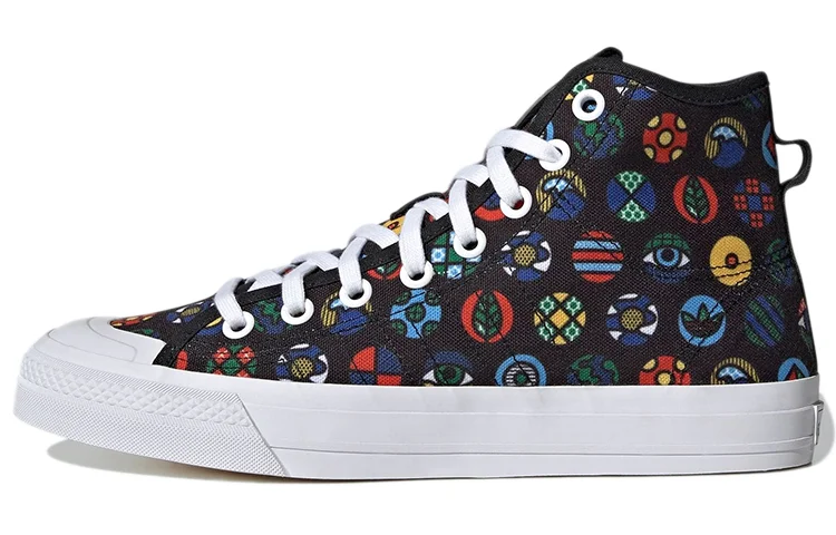 

Кроссовки Adidas Originals Craig Karl X Nizza Hi Rf Unisex, черный/белый