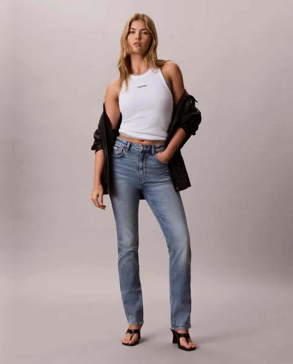Женские джинсы прямого кроя Brooke Calvin Klein, Azul Claro