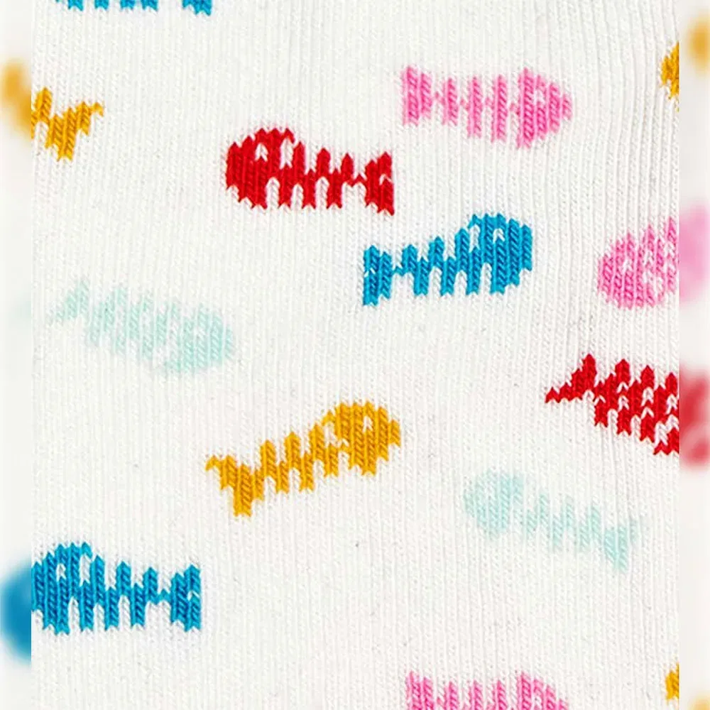 Носки противоскользящие Car 2 пары Happy Socks, белый — фото 3