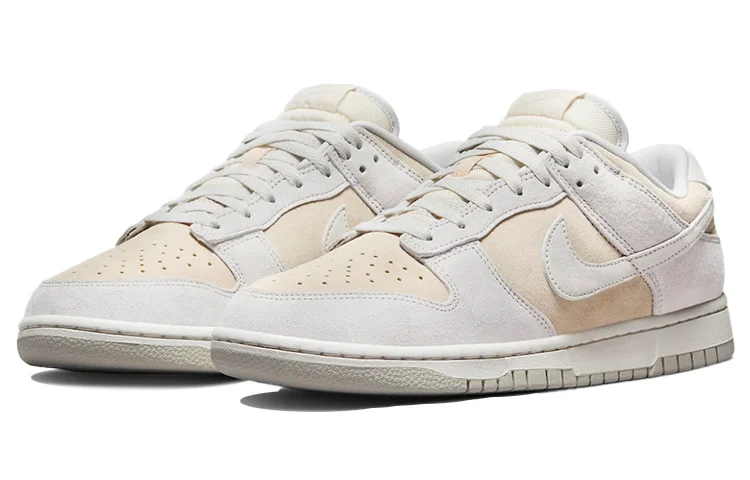 Кроссовки Nike Dunk Low Premium, светло-бежевый/светло-серый — фото 3