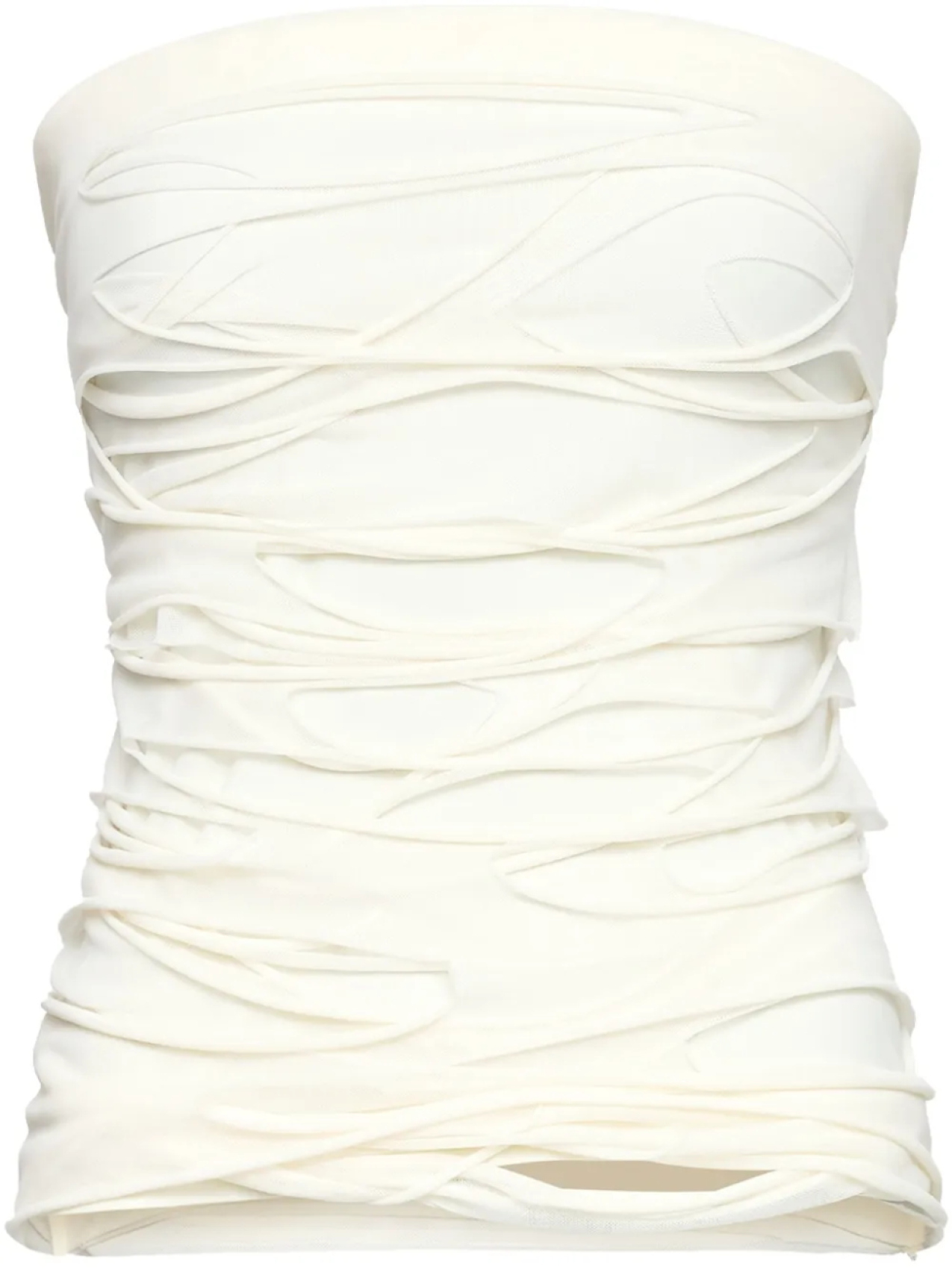 

Многослойный топ MM6 Maison Margiela, белый