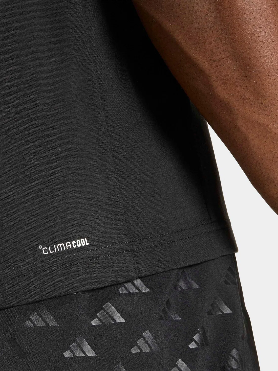 Черный тренировочный жилет с короткими рукавами adidas — фото 4