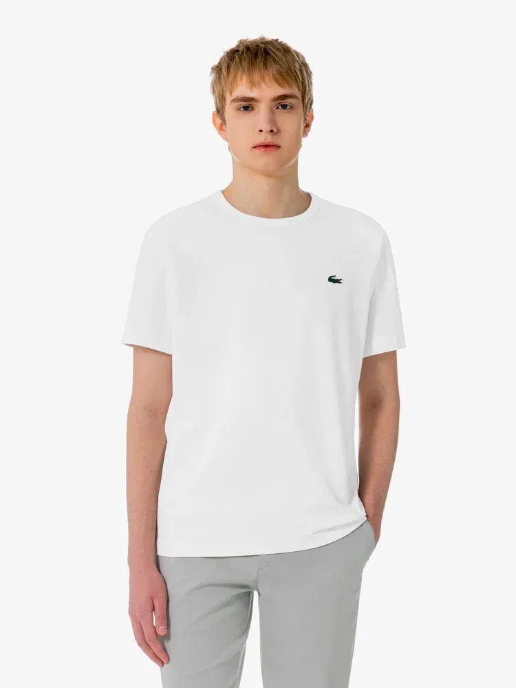 Футболка с принтом LACOSTE, White — фото 3