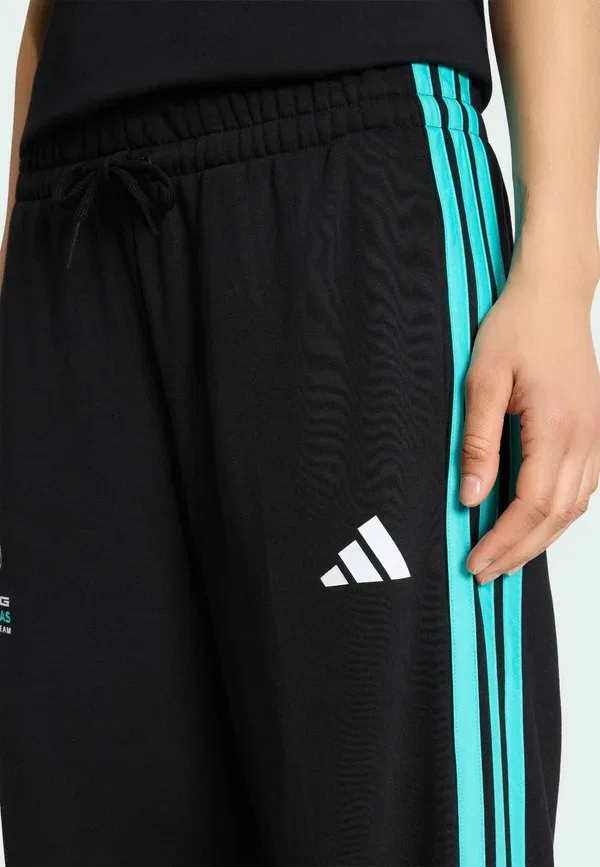 Тренировочные штаны Adidas Performance Amg petronas formula 1 team dna tracksuit bottoms, черный с полумятным — фото 3