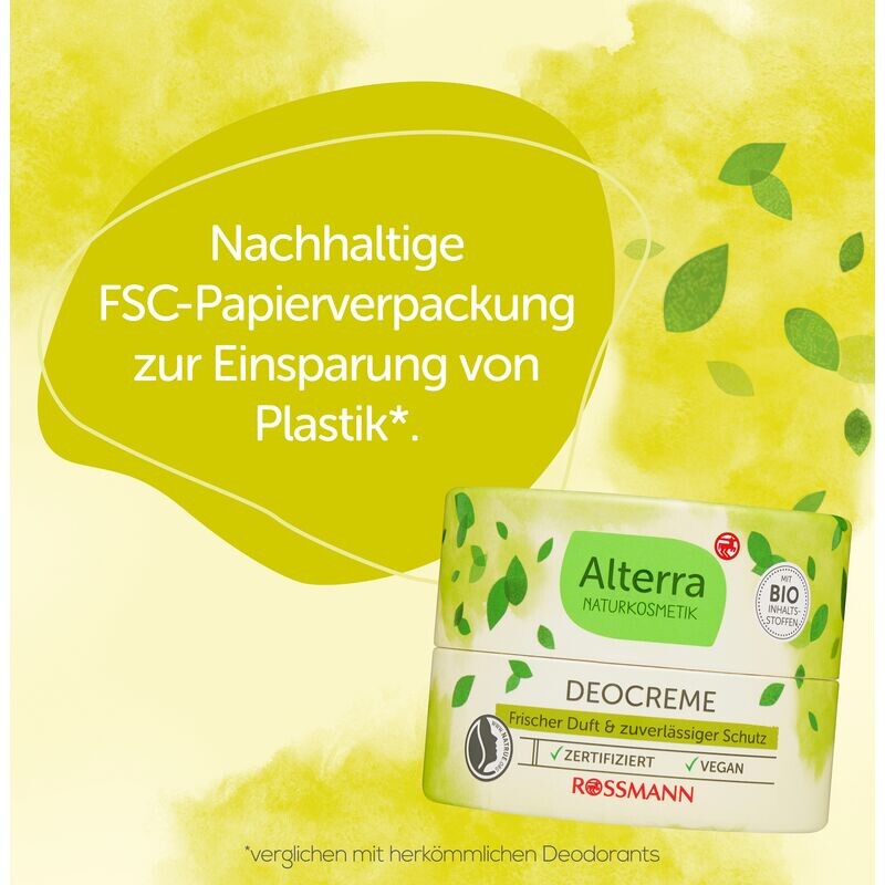 Крем-дезодорант с органическим маслом ши Alterra NATURKOSMETIK, 50 ml — фото 3