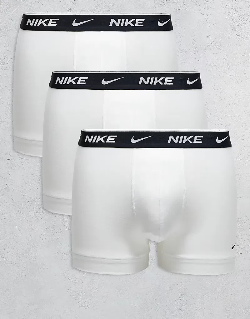 Плавки Essential Cotton Stretch 3 шт Nike, белый