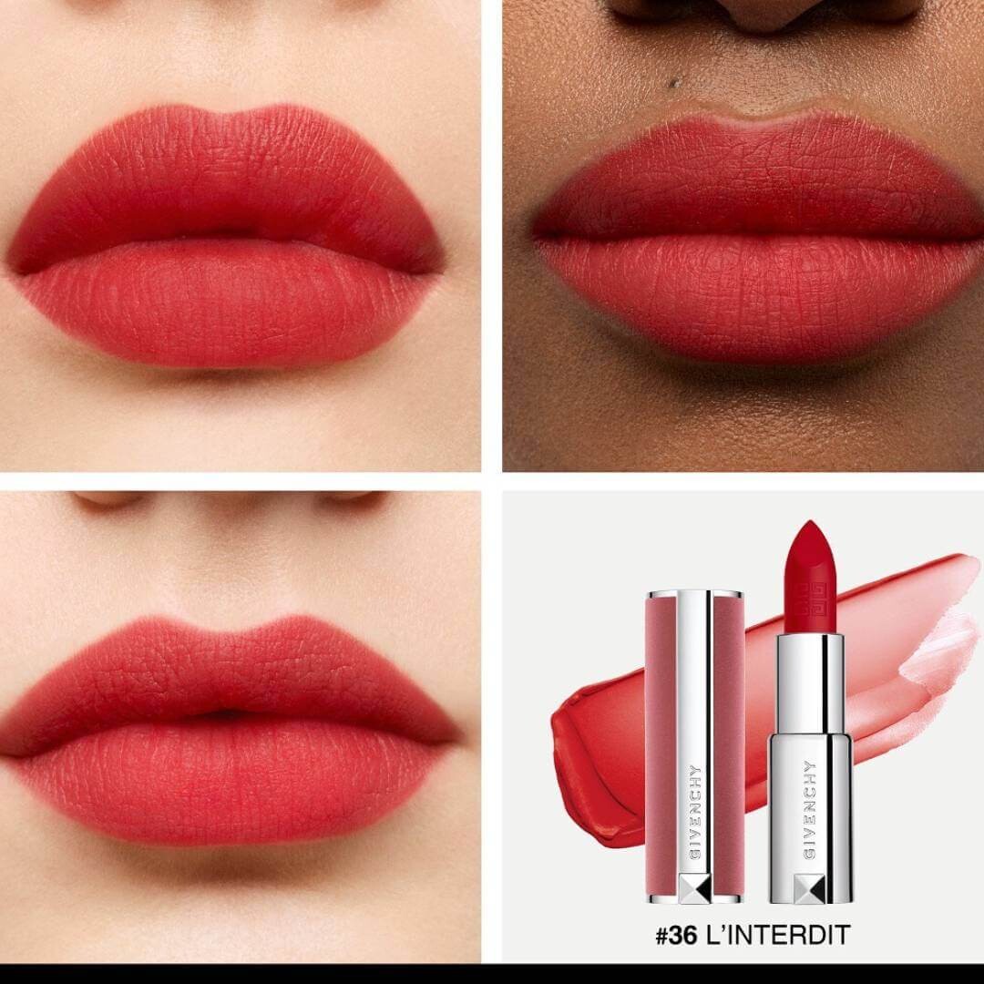 Губная помада Givenchy L’InterditLe Rouge Sheer Velvet, оттенок 36 — фото 2