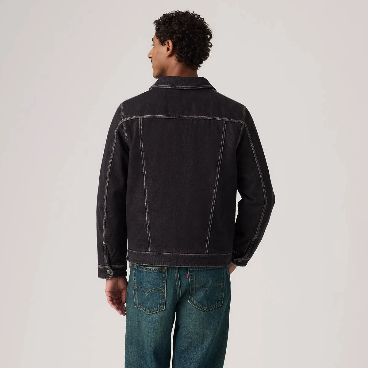 Рабочая куртка Levi's, Faded Black - Black — фото 4