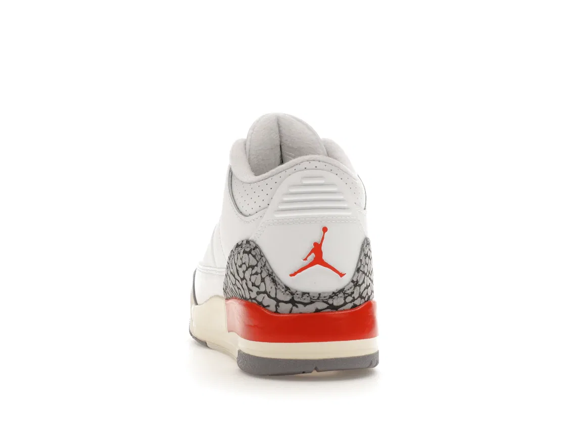 Детские кроссовки Lifestyle Jordan 3 Retro Georgia Peach (PS) Jordan, White/Cosmic Clay/Sail/Cement Grey/Anthracite — фото 4